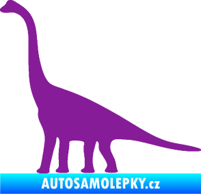 Samolepka Brachiosaurus 001 levá fialová