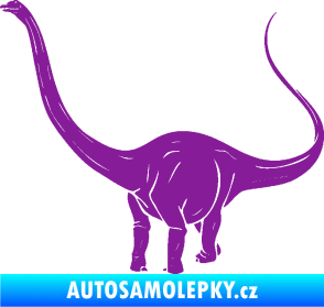 Samolepka Brachiosaurus 002 levá fialová