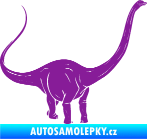 Samolepka Brachiosaurus 002 pravá fialová