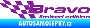 Samolepka Bravo limited edition levá fialová