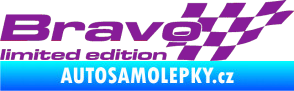 Samolepka Bravo limited edition pravá fialová