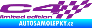 Samolepka C4 limited edition pravá fialová