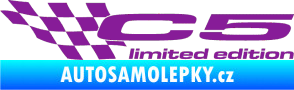 Samolepka C5 limited edition levá fialová