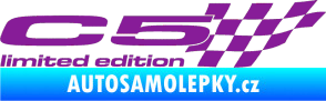 Samolepka C5 limited edition pravá fialová