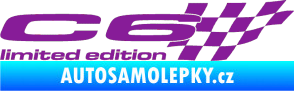Samolepka C6 limited edition pravá fialová