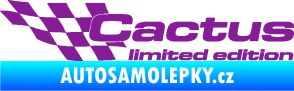 Samolepka Cactus limited edition levá fialová
