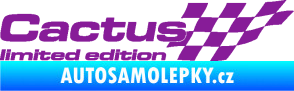 Samolepka Cactus limited edition pravá fialová