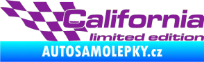 Samolepka California limited edition levá fialová