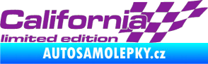 Samolepka California limited edition pravá fialová