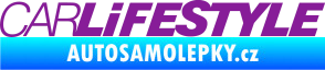 Samolepka Car Life Style fialová
