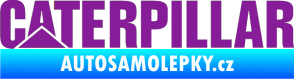 Samolepka Caterpillar - jedna barva fialová