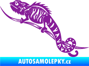 Samolepka Chameleon 003 levá fialová