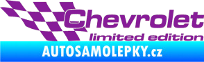 Samolepka Chevrolet limited edition levá fialová