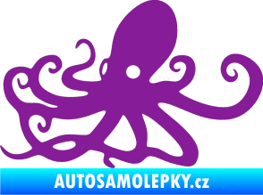 Samolepka Chobotnice 001 levá fialová
