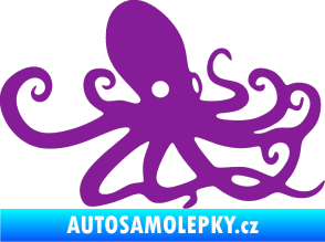 Samolepka Chobotnice 001 pravá fialová