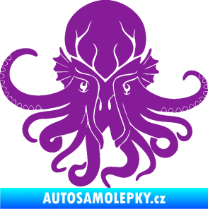 Samolepka Chobotnice 002 levá fialová