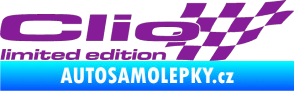 Samolepka Clio limited edition pravá fialová