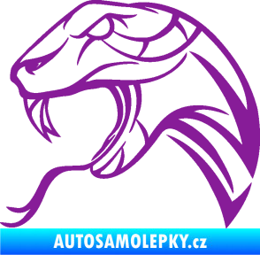Samolepka Cobra 002 levá fialová