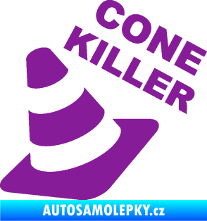 Samolepka Cone killer  fialová