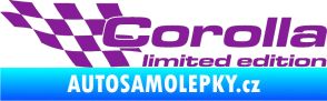 Samolepka Corolla limited edition levá fialová