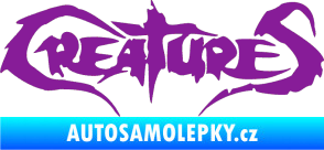 Samolepka Creatures fialová