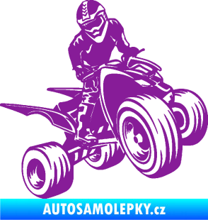 Samolepka Čtyřkolka 008 pravá fialová