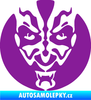 Samolepka Ďábel 001 fialová