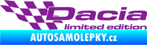 Samolepka Dacia limited edition levá fialová