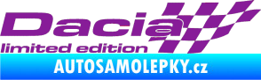 Samolepka Dacia limited edition pravá fialová