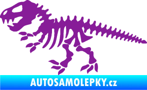 Samolepka Dinosaurus kostra 001 levá fialová