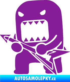 Samolepka Domo 003 levá rocker fialová