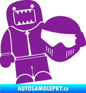 Samolepka Domo 014 pravá Stig fialová