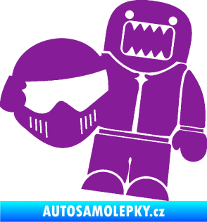 Samolepka Domo 014 levá Stig fialová