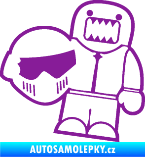Samolepka Domo 015 pravá  Stig fialová