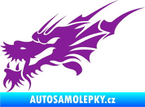 Samolepka Dragon 001 levá fialová