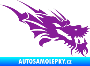 Samolepka Dragon 001 pravá fialová