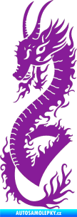 Samolepka Dragon 003 levá fialová