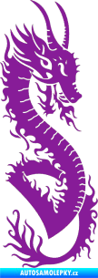 Samolepka Dragon 003 pravá fialová