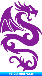Samolepka Dragon 005 pravá fialová