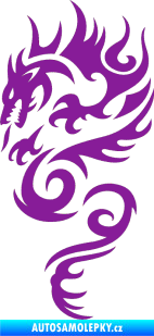 Samolepka Dragon 010 levá fialová