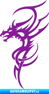 Samolepka Dragon 017 levá fialová