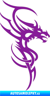 Samolepka Dragon 017 pravá fialová
