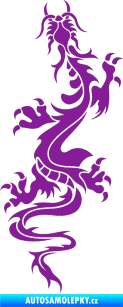 Samolepka Dragon 028 levá fialová