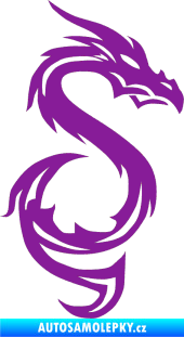 Samolepka Dragon 033 pravá fialová
