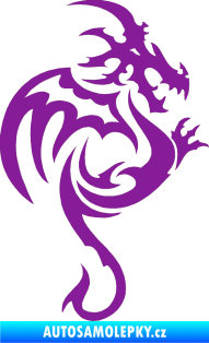 Samolepka Dragon 035 pravá fialová