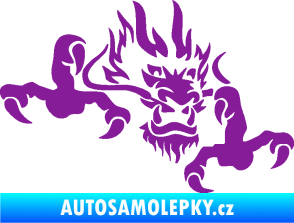 Samolepka Dragon 049 pravá fialová