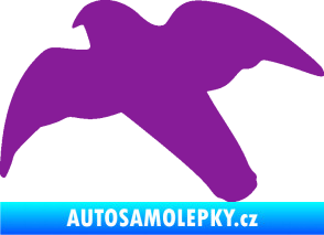 Samolepka Dravec na sklo 003 levá fialová