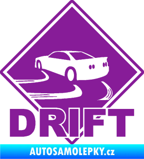 Samolepka Drift 001 fialová
