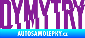 Samolepka Dymytry 001 fialová