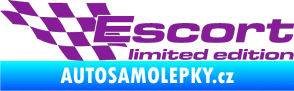 Samolepka Escort limited edition levá fialová